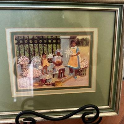Bonnie Holden Framed Gullah art