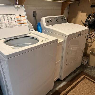 washer and dryer