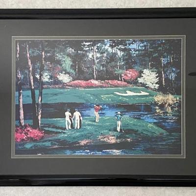 Framed Mark King Golf Art Print
