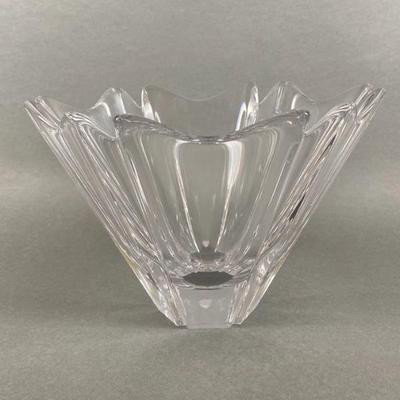 Orrefors Sweden Crystal Orion Bowl
