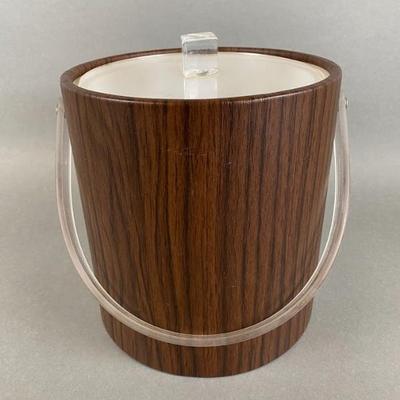 Private Stock Industries Ice Bucket With Lucite Handle And Top
