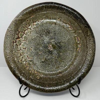 Large Textured Handmade Bowl w/ Modern Rustic Appeal	