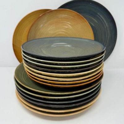 Craft Stoneware Ceramic Plates - Various Sizes & Colors	