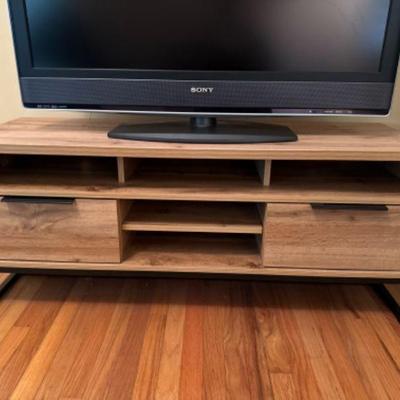 Modern Ashley Media Stand - Just 1 Year Old - Sleek & Stylish	