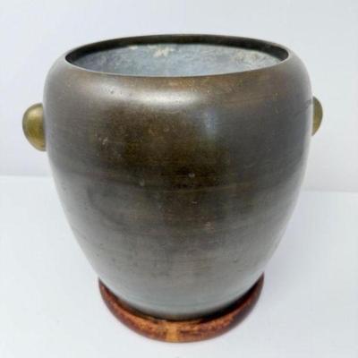 Antique Japanese Bronze Hibachi	