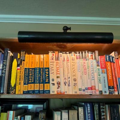 Large Book Variety #2: Loaded Shelf of Travel Books - Excellent Condition.	