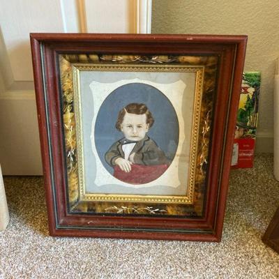 Early painted photograph
