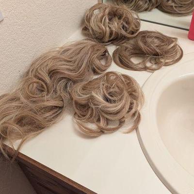 Lifelike hair pieces wigs