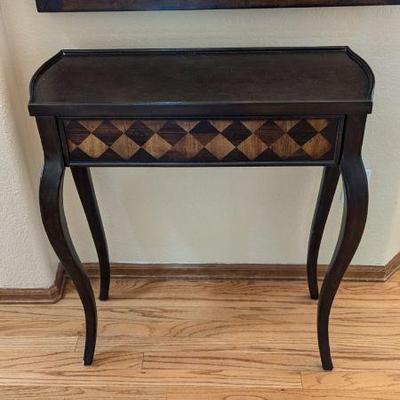 Console table with hidden drawer