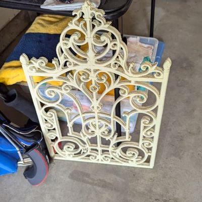 Metal wall art sculptural pieces