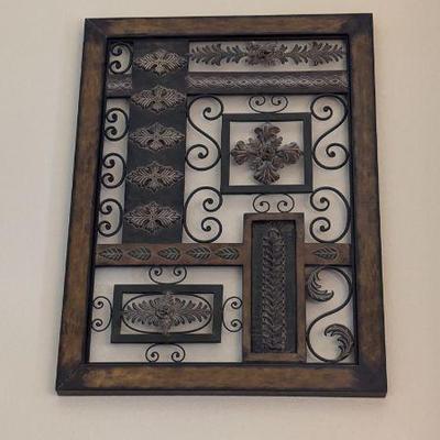 Metal wall art