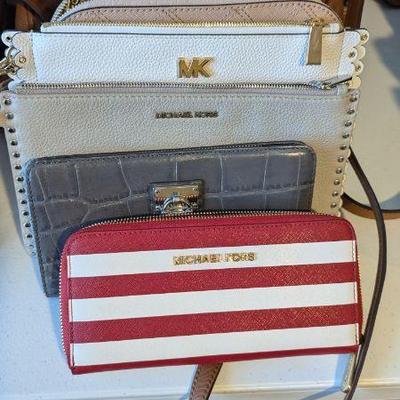 Michael Kors wallets, wristlets