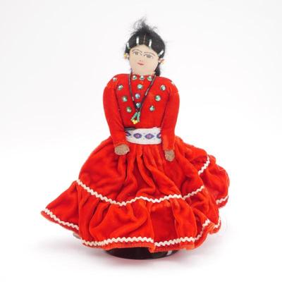 Traditional Navajo Indian Fabric Doll
