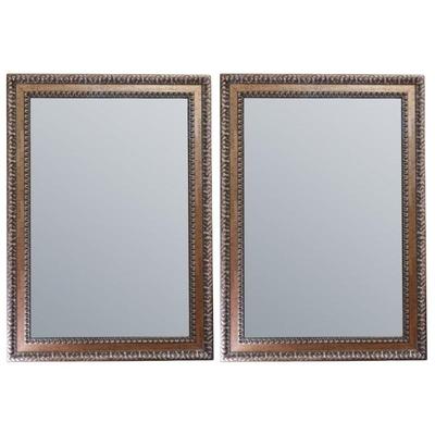 Pair of Tall Beveled Wall Mirrors