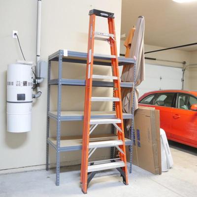 Werner 8-Foot Fiberglass Step Ladder