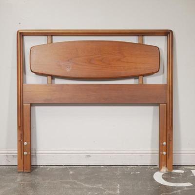Mid Century Modern Lane Walnut Twin Sized Headboard