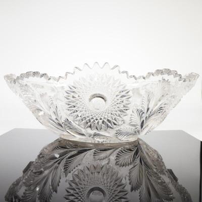 Fluorescent Early American Pattern Glass Bowl