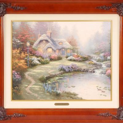 "Everett's Cottage" by Thomas Kinkade Limited Edition Embellished Print