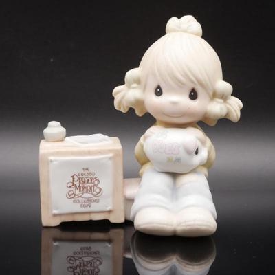 Precious Moments 1983 "Join In On The Blessings" Bisque Porcelain Figurine
