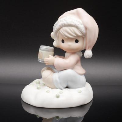 Precious Moments 1998 "Peas on Earth" Bisque Porcelain Figurine