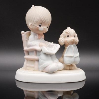 Precious Moments 1981 "The Perfect Grandpa" Bisque Porcelain Figurine