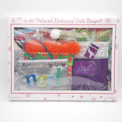 20 Piece Deluxe Holiday Gift Bag Assortment (New in Box)