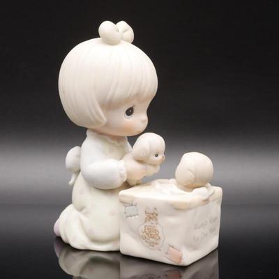 Precious Moments 1988 "Always Room for One More" Bisque Porcelain Figurine
