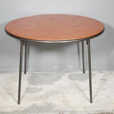 Vintage Cosco Round Folding Table
