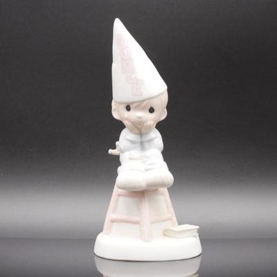 Precious Moments 1982 "Nobody's Perfect" Bisque Porcelain Figurine