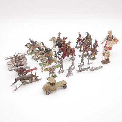 Lot of 28 Miniature Toy Figurines