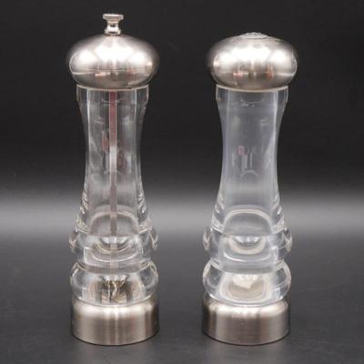 Tall Salt Shaker & Pepper Grinder