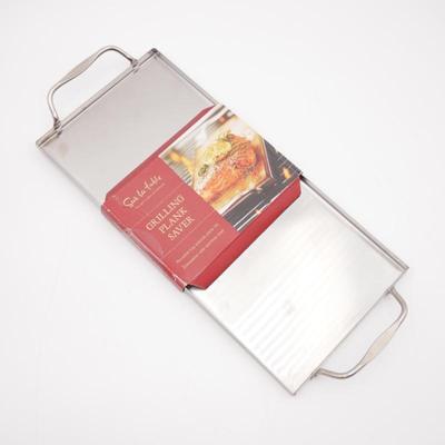 Sur La Table Stainless Steel Grilling Plank Saver
