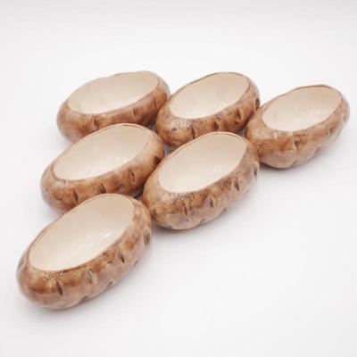 Ceramic Potato Skin Bowls (Set of 6)