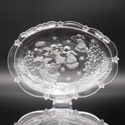 Mikasa Holiday Lights Glass Sweet Dish