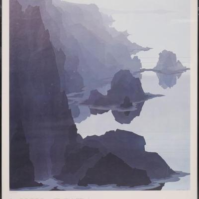 "Olympia" by Jerry Schurr Large Framed 1980 Exhibition Print