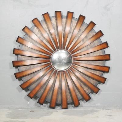 Pier 1 Imports Large Round Metal Wall Mirror