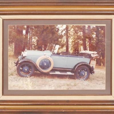 Original Vintage Photograph ft. 1929 Ford Model A Phaeton