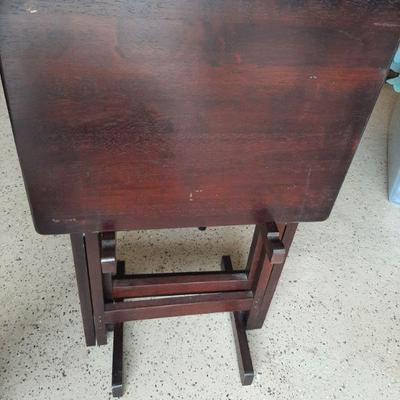 TV trays and stand