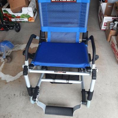 Zinger battery operated mobility chair is located at client's home in Landrum, SC.
