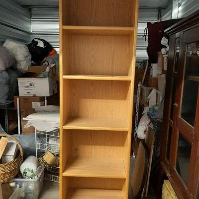 6 shelf bookcase $65
