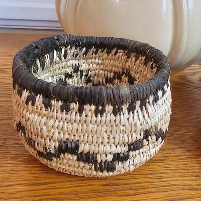 Hava Supai Native American  Grand Canyon Az. This little basket was made personally for our client when he work in the Grand Canyon in...