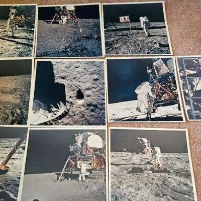 10 Photos Apollo 11 1969-Was given to our client from a friend that worked on the mission