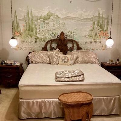 King bed in Master bedroom