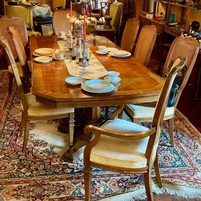 Dining table and chairs