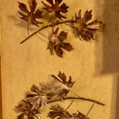 Brass leaves