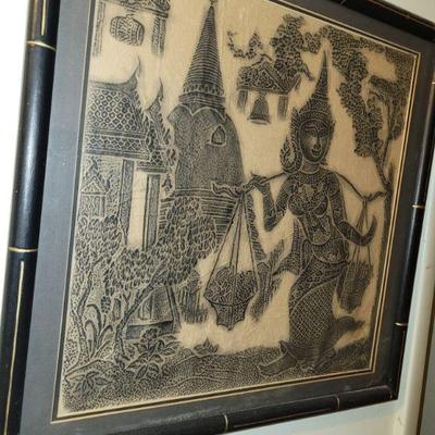 thai grave temple rubbings mid centry