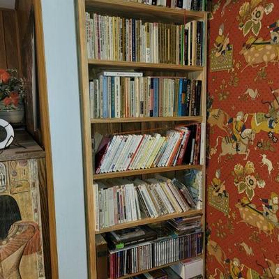books, cd's, vhs