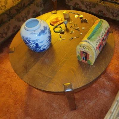 walnut mid century coffee tble