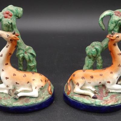 From a Selection of Staffordshire Figurines & Cottages