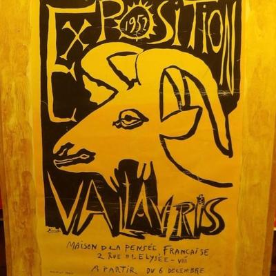 Rare Picasso Art Poster 1952